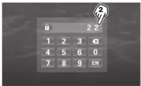 HAYWARD SumHeat Fi - Blocco e sblocco del touch screen - 5
