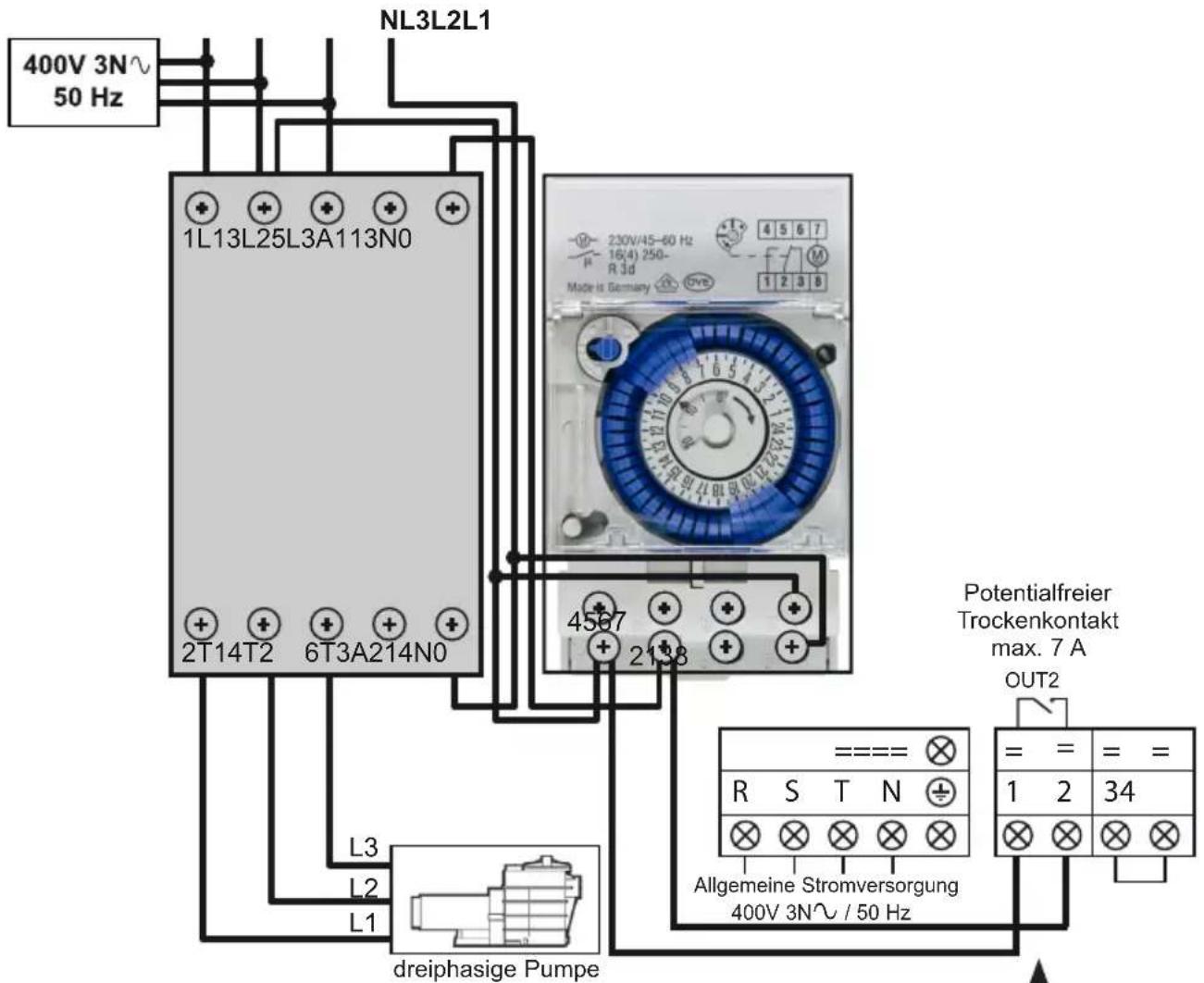 HAYWARD SumHeat Fi - Vorrangige Heizanschlüsse dreiphasige Pumpe - 2