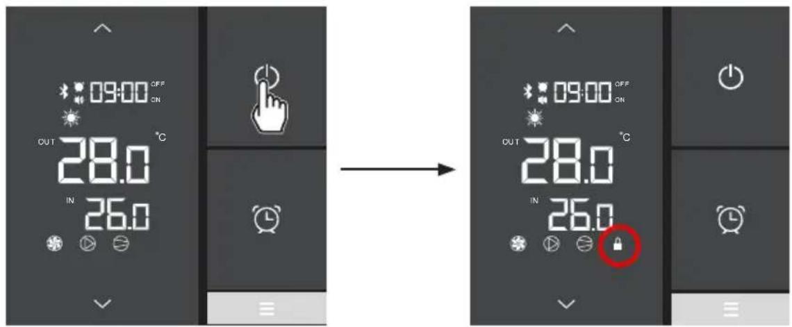 HAYWARD S.Line Pro Fi - Het touchscreen vergrendelen en ontgrendelen - 1
