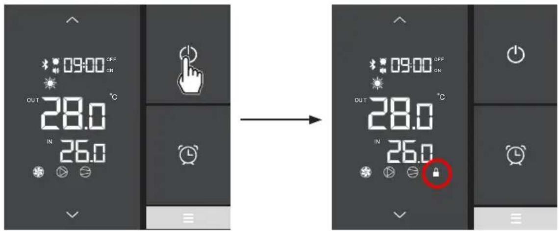 HAYWARD S.Line Pro Fi - Blocco e sblocco del touch screen - 2