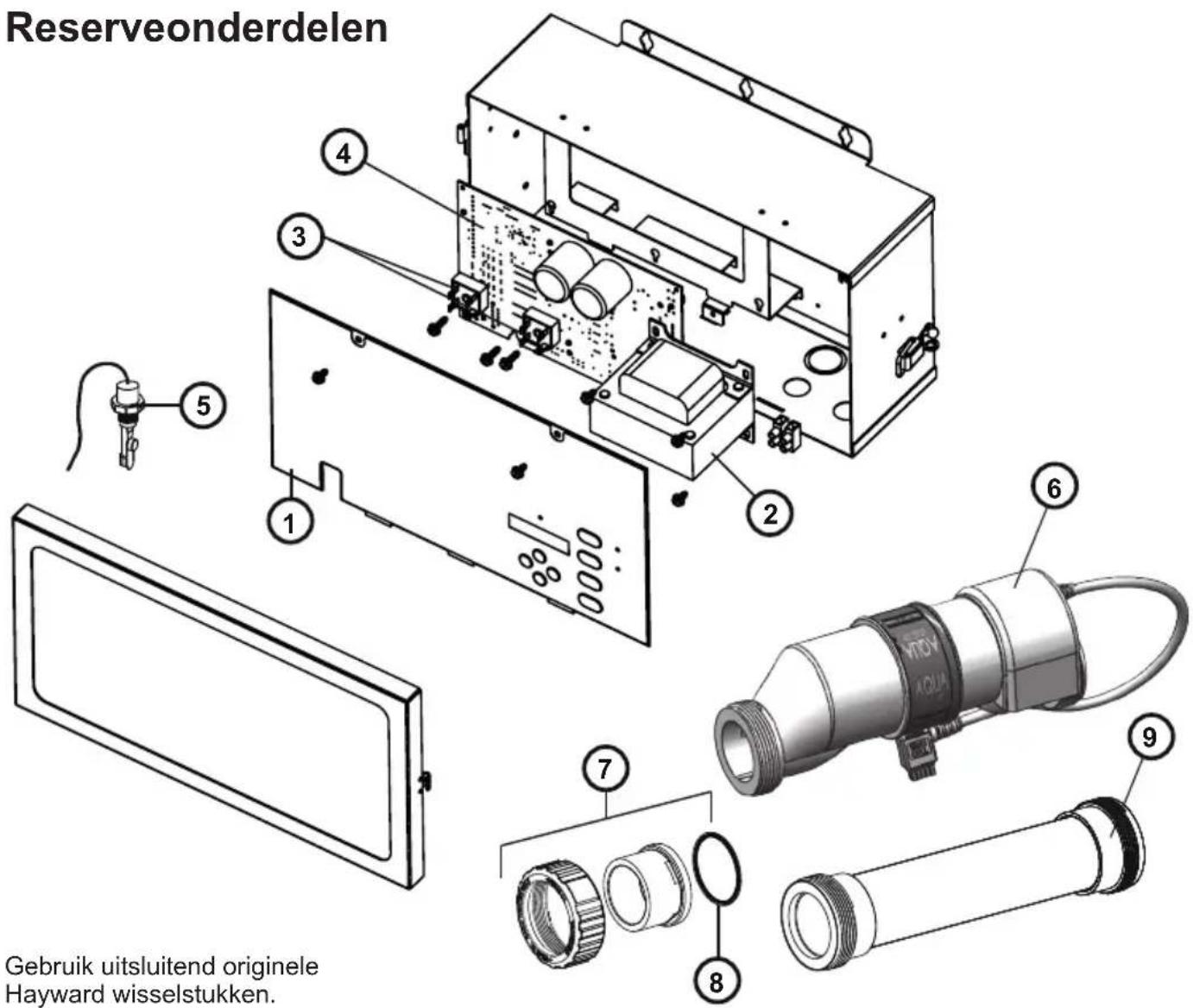 HAYWARD AquaRite Pro - Controleer systeemindicator - 1