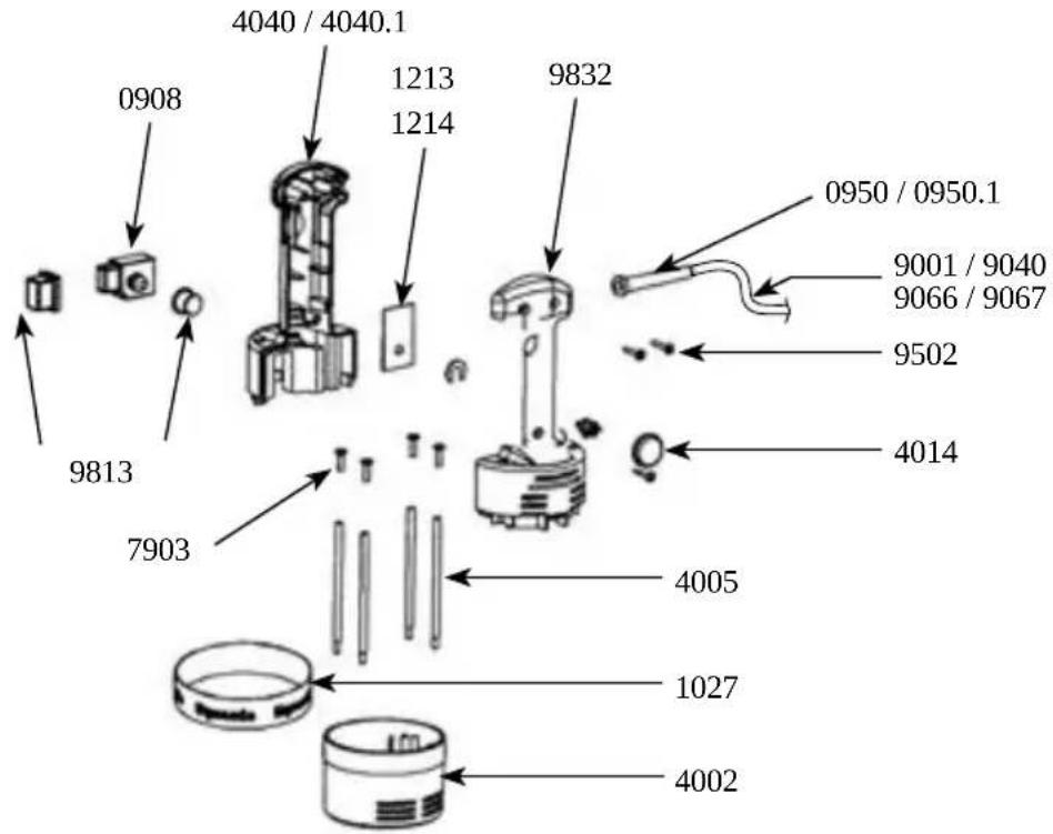 Dynamic Junior 551022 - Eclaté - Nomenclature / Schematic and part list / Explosionszeichnung - Stückliste / Esploso ricambi / Esquema - Nomenclatura / Gedemonteerd aanzlicht - Nomenclatuur / Inicio - Nomenclatura / Rajahdyskuva - nimikkeet - 1