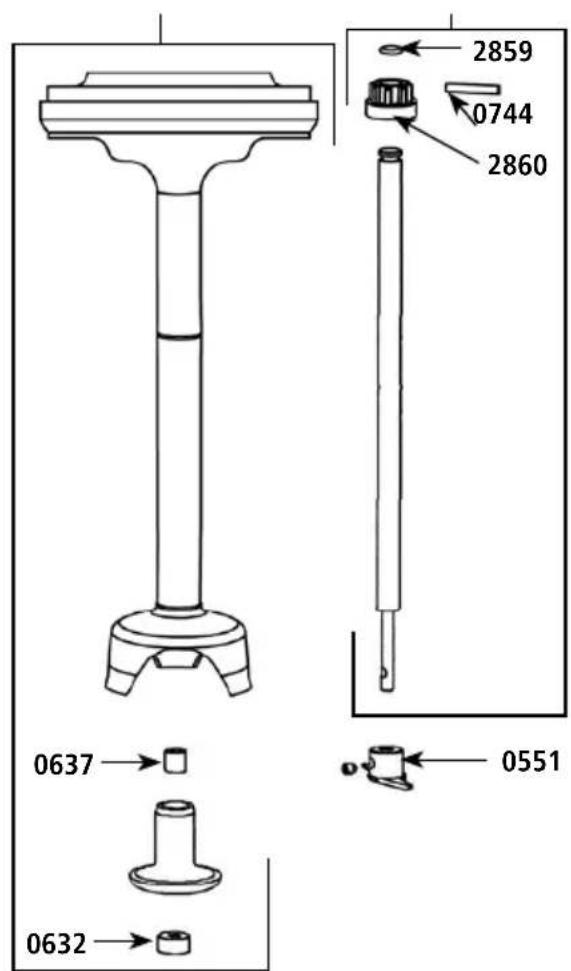 Dynamic Dynamix 551054 - Eclaté - Nomenclature / Schematic and part list / Explosionszeichnung - Stückliste / Esploso ricambi / Esquema - Nomenclatura / Gedemonteerd aanzlicht - Nomenclatuur / Inicio - Nomenclatura / Rajahdyskuva - nimikkeet - 5