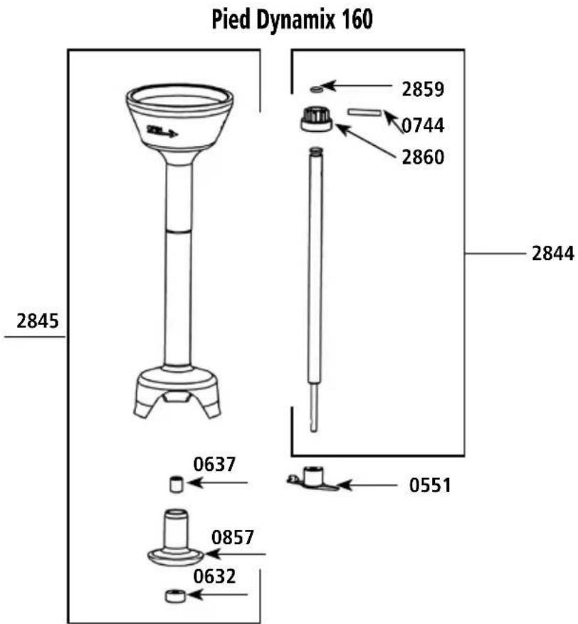 Dynamic Dynamix 551054 - Eclaté - Nomenclature / Schematic and part list / Explosionszeichnung - Stückliste / Esploso ricambi / Esquema - Nomenclatura / Gedemonteerd aanzlicht - Nomenclatuur / Inicio - Nomenclatura / Rajahdyskuva - nimikkeet - 3