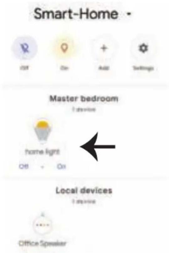 Smart-Home Master bedroom home light Local devices Office Speaker