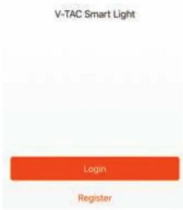 V-TAC Smart Light Login Register