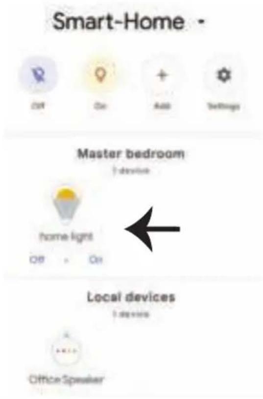 Smart-Home - Master bedroom 1 device home light Off - Off Local devices 1 device Office Speaker