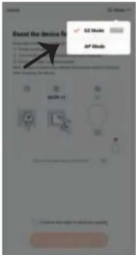 Reset the device to SEMado JP Mode