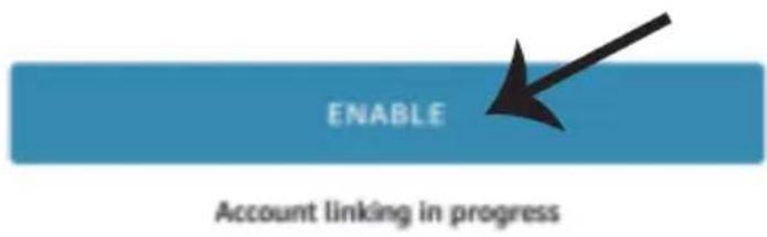 ENABLE Account linking in progress