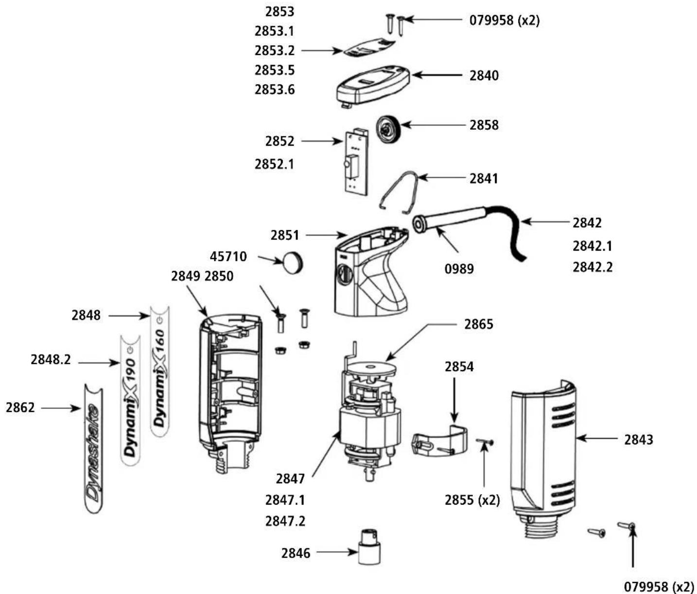 Dynamic Dynamix 551060 - Eclaté - Nomenclature / Schematic and part list / Explosionszeichnung - Stückliste / Esploso ricambi / Esquema - Nomenclatura / Gedemonteerd aanzicht - Nomenclatuur / Início - Nomenclatura / Räjähdyskuva - nimikkeet - 1