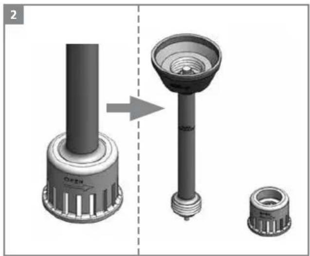 Dynamic Dynamix 551060 - EN Procedure for the dismantling of the foot BLENDER DYNAMIX - 1
