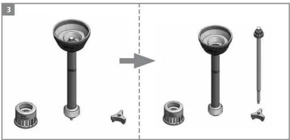 Dynamic Dynamix 551060 - EN Procedure for the dismantling of the foot BLENDER DYNAMIX - 2