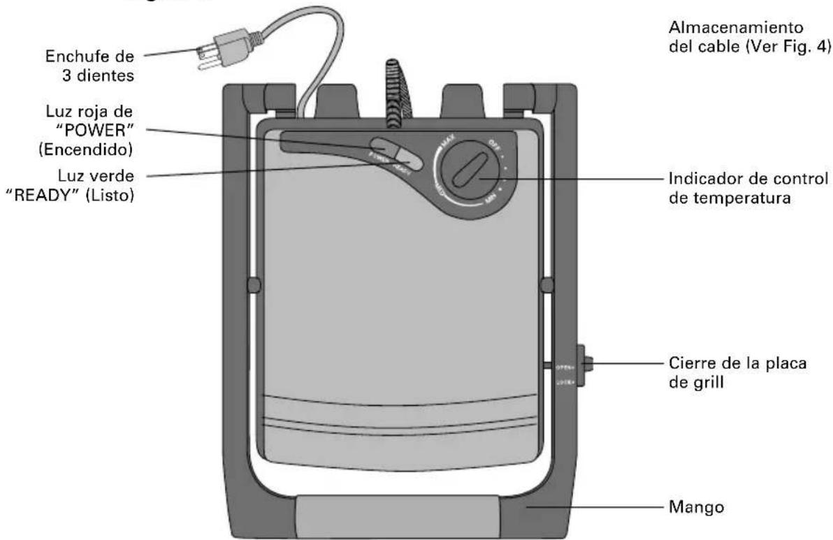 BELLA 8.5" x 9.5" Panini Grill - Conozca su sandwichera - 2