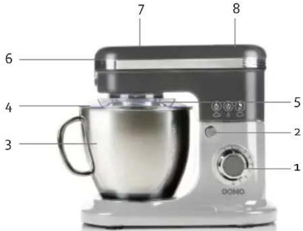 DOMO DO1031KR - TEILE - 1