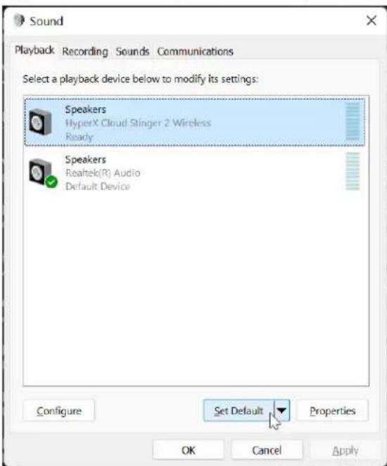 HYPERX Cloud Stinger 2 Wireless - 於PC上進行設定 - 3