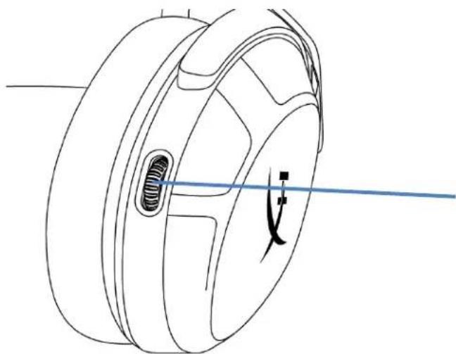 HYPERX Cloud Stinger 2 Wireless - Micrófono que se gira para silenciar - 1