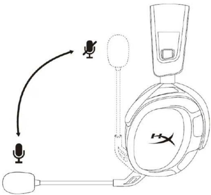 HYPERX Cloud Stinger 2 Wireless - Przycisk zasilania - 1
