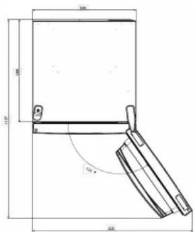 CANDY CCE3T618FWK - Cerinte legate de spatiu - 1