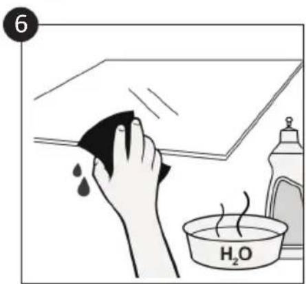 CANDY FIDCP N625 L - Removal and Cleaning of the Glass Door (depends on model) - 6