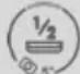 CANDY CI 3E7L0W - Bouton d'option demi-charge/ - 1