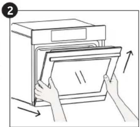 CANDY FIDC X265 - Removal and Cleaning of the Glass Door (depends on model) - 2