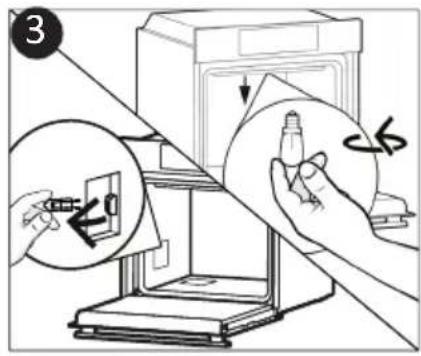 CANDY FIDC X265 - Byte av glödlampa (Beroende på ugnsmodell.) - 3