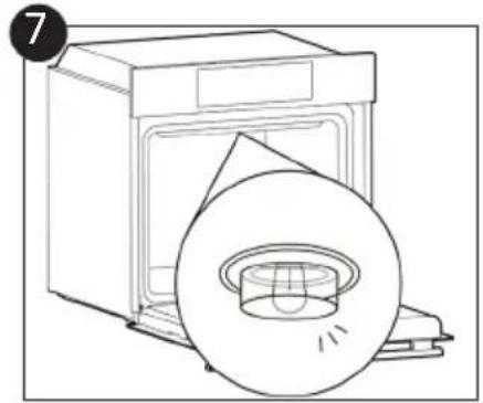 CANDY FIDC X265 - Changing the Bulb (depends on model) - 7