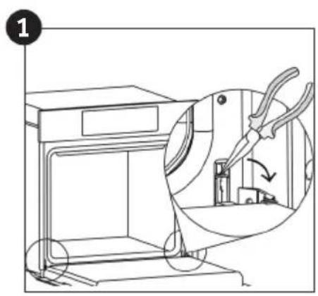 CANDY FIDC X265 - Aφαρεστε καικαθαρίσε τη γυαλινη πόρτα (εξαρτάται από το μοντέλο) - 1