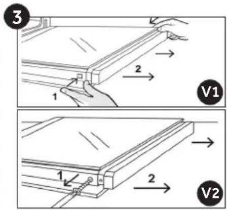 CANDY FIDC X265 - Stikla durvju nonemšana un tirišana (atkarigs no modela) - 3