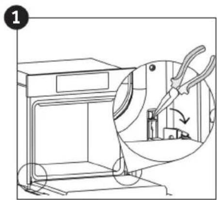 CANDY FIDC X265 - Az Üvegajtó Eltávolítása Es Tisztítása (modellól fuggően) - 1