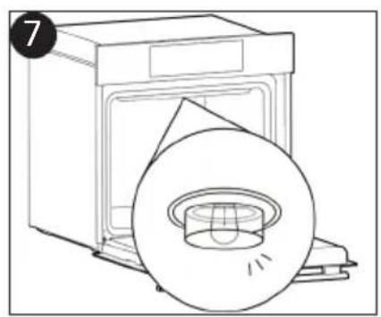 CANDY FIDC X265 - Changing the Bulb (A seconda del modello del forno.) - 7