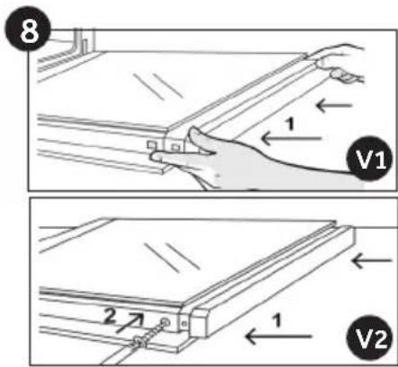 CANDY FIDC X265 - INSTRUÇIUNI PENTRU INALÁTAREA Şİ CURAZAREA RACCURILOR LATRICE - 8