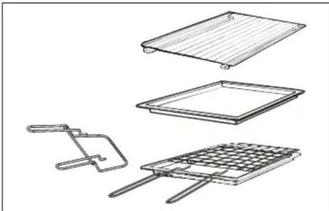 CANDY FIDC X265 - Grillpannesett (bare hvis dette finnes) - 1