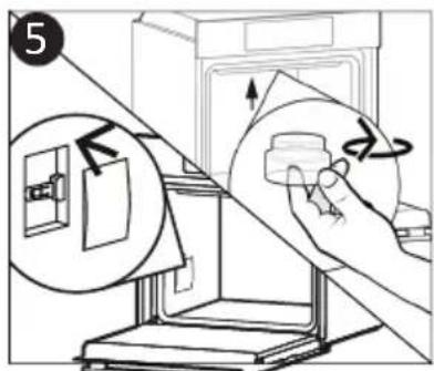 CANDY FIDC X265 - Wymiana zarówki (Zaleź od modelu piekarnika.) - 5
