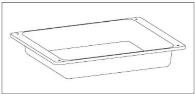 CANDY FIDC X265 - Bac de récapitulation de l'eau - 1