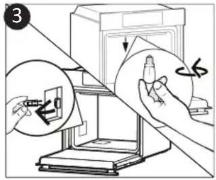 CANDY FIDC X265 - Changing the Bulb (A seconda del modello del forno.) - 3
