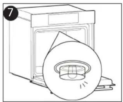 CANDY FIDC X265 - Výměna Žárovky (Závisí na modelu trouby.) - 7