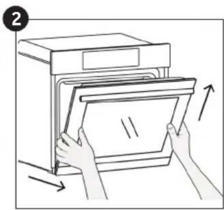 CANDY FIDC X265 - Aφαρεστε καικαθαρίσε τη γυαλινη πόρτα (εξαρτάται από το μοντέλο) - 2