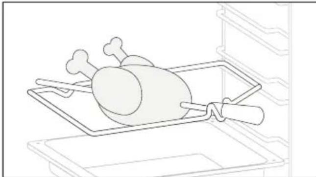 CANDY FIDC X265 - Rotisserie tartozek (csak ha van) - 1