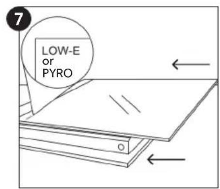 CANDY FIDC X265 - Demontaż i czyszczenie szklanych drzwi (Zaleź y od modelu piekarnika.) - 7