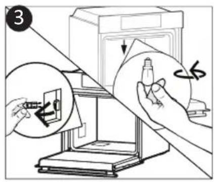 CANDY FIDC X265 - Lampun vaihto (Unimallista riippuen.) - 3