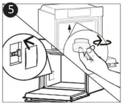 CANDY FIDC X265 - Changing the Bulb (A seconda del modello del forno.) - 5