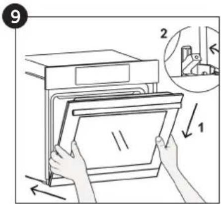 CANDY FIDC X265 - Démontage et nettoyage des supports lateraux - 9