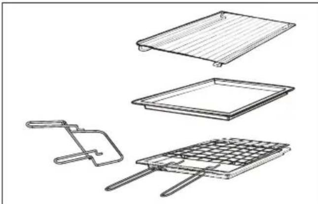 CANDY FIDC X265 - Grillpanni komplekt (kuineed on olemas) - 1