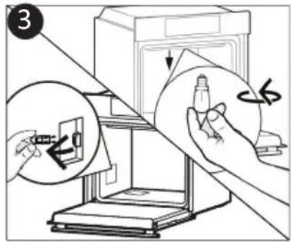 CANDY FIDC X265 - Výměna Žárovky (Závisí na modelu trouby.) - 3