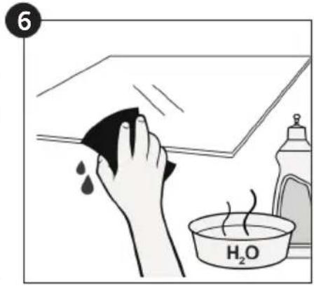 CANDY FIDC X265 - Borttagning och rengöring av glasdörren (Beroende på ugnsmodell.) - 6