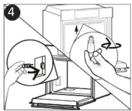 CANDY FIDC X265 - Lemputes keitimas (priklauso nuo modelio) - 4