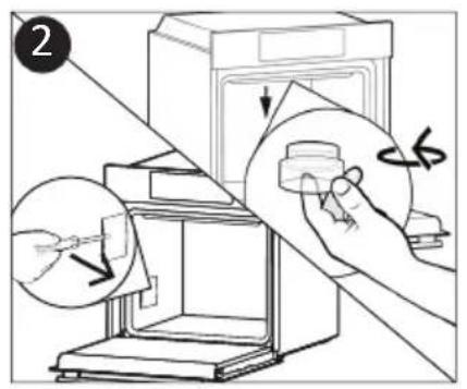 CANDY FIDC X265 - Changing the Bulb (A seconda del modello del forno.) - 2