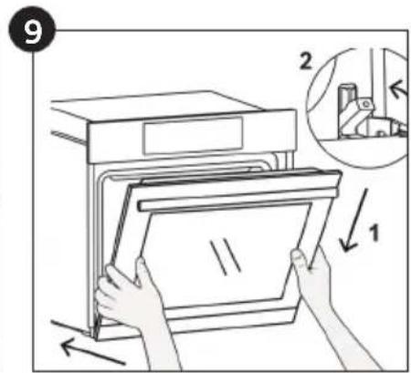 CANDY FIDC X265 - INSTRUÇIUNI PENTRU INALÁTAREA Şİ CURAZAREA RACCURILOR LATRICE - 9