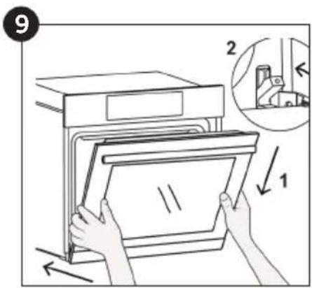CANDY FIDC X265 - Lasi-oven irrotus ja puhdistus (Unimallista riippuen.) - 9